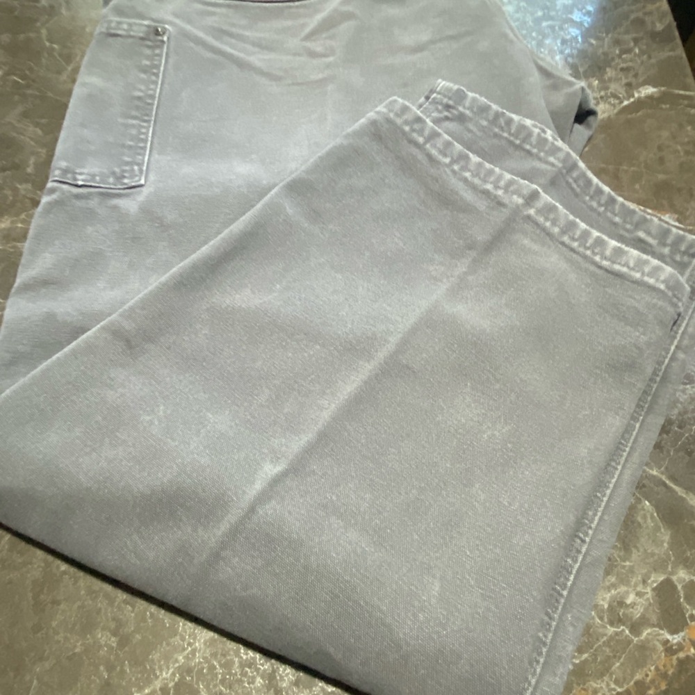 Carhartt B136 Double Knee Work Pants Gray 42x32 Distressed Workwear - Picture 13 of 16